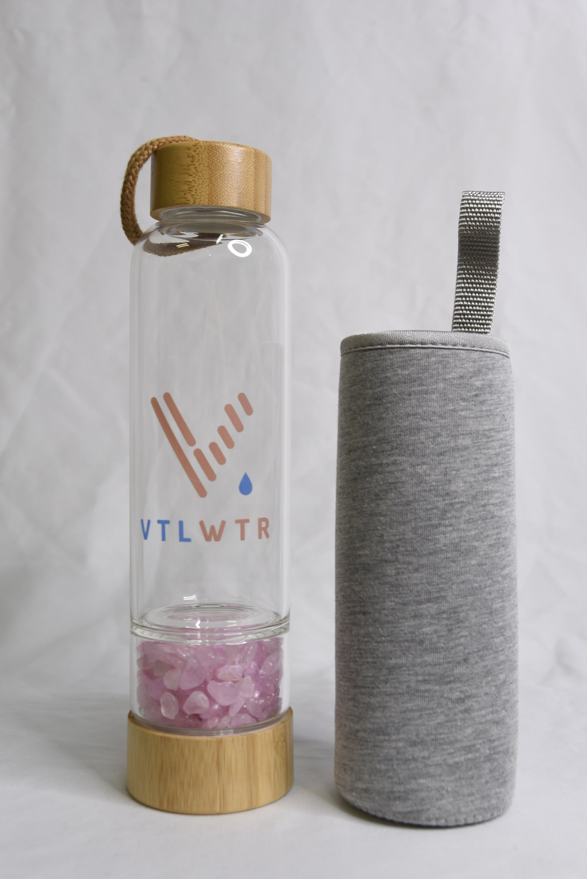 VITAL ROSE CRYSTAL WATER BOTTLE